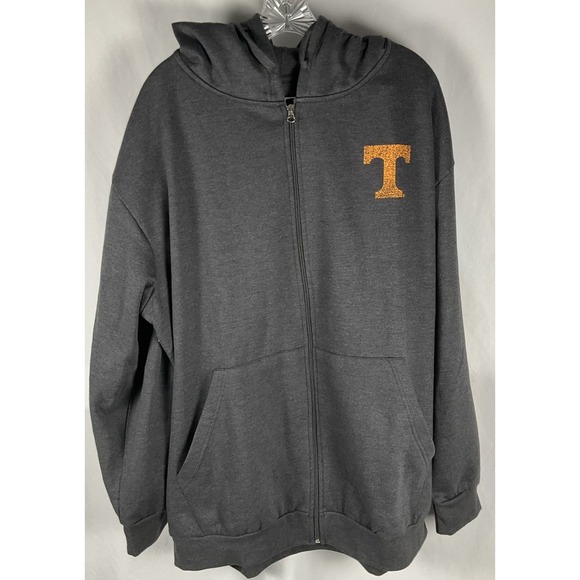 Fanatics Jackets & Blazers - Fanatics Tennessee Volunteers Mens Gray Full Zip Hoodie 2XL‎ Front Pocket Jacket